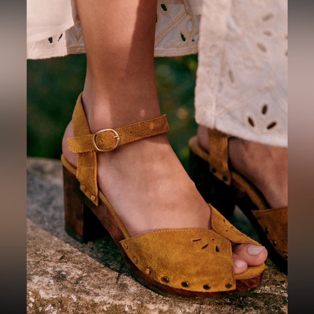 Sezane Sienna clog sandals size 38 New with box